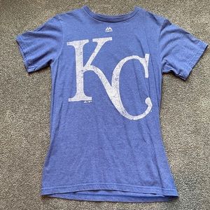 KC Royals short sleeve shirt, Size small in womens